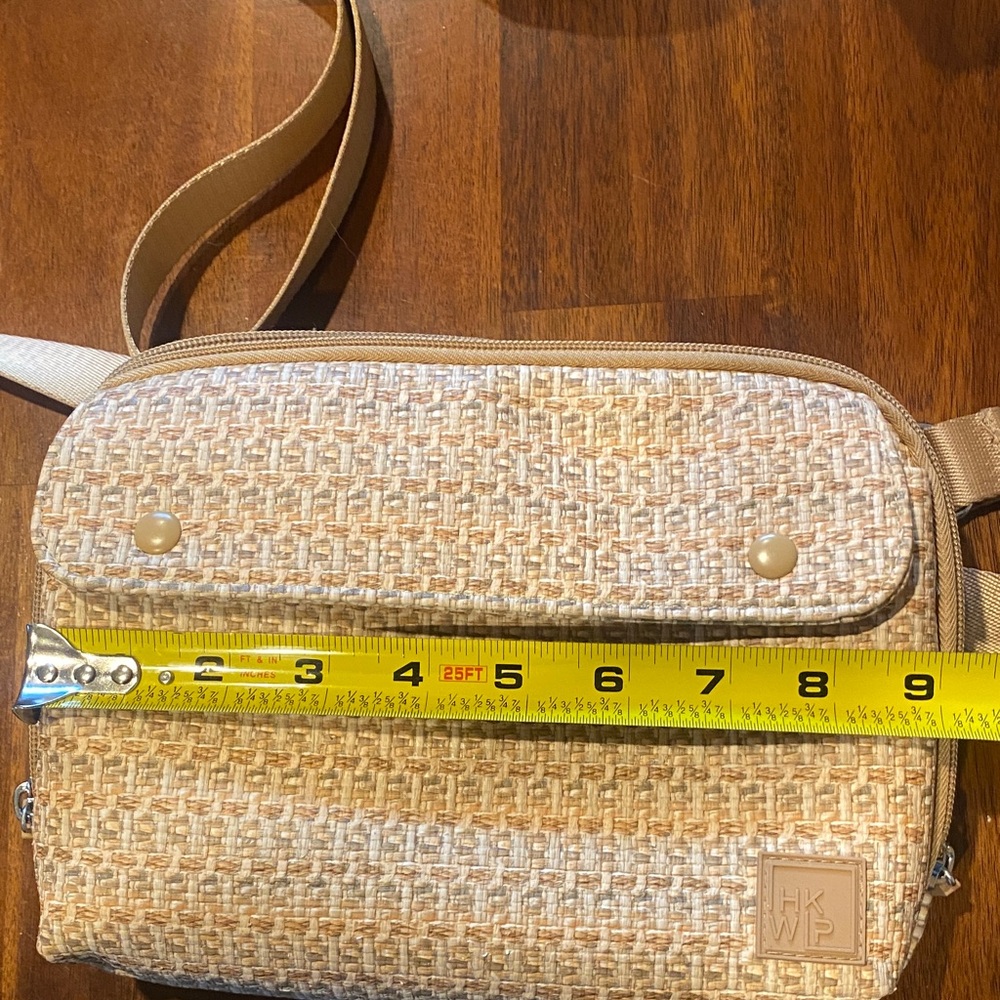 IHKWIP Tan Woven Design Crossbody Bag - Picture 8 of 9